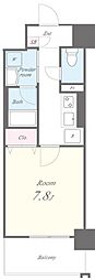 LIVCITY浅間町 1Kの間取図画像