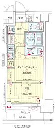 プレサンス葵デュリス 1DKの間取図画像
