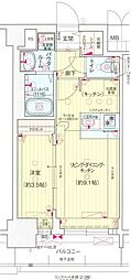 プレサンス葵デュリス 1LDKの間取図画像