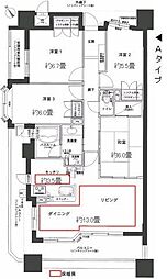 レジディア泉 4LDKの間取図画像