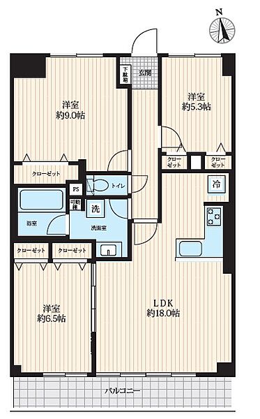 間取りを拡大表示