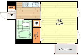 大阪府大阪市中央区内久宝寺町3丁目（賃貸マンション1K・6階・20.00㎡） その2