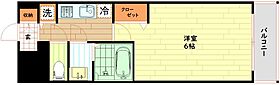 大阪府大阪市西区川口3丁目（賃貸マンション1K・2階・21.47㎡） その2