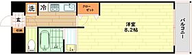 大阪府大阪市浪速区敷津西1丁目（賃貸マンション1K・7階・24.43㎡） その2