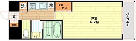 大阪府大阪市浪速区日本橋東2丁目（賃貸マンション1K・2階・21.66㎡） その2