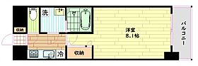 大阪府大阪市港区弁天5丁目（賃貸マンション1K・9階・25.50㎡） その2