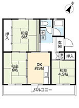 2階 / 3DK / 48.93㎡