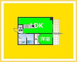 アイボリーポワント難波WEST  ｜ 大阪府大阪市浪速区久保吉1丁目（賃貸マンション1K・4階・25.64㎡） その2