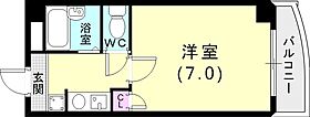 ヴァル浜崎通 702 ｜ 兵庫県神戸市兵庫区浜崎通5-21（賃貸マンション1K・7階・20.25㎡） その2