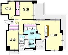 ForYou湊川公園 801 ｜ 兵庫県神戸市兵庫区上沢通1丁目1-8（賃貸マンション3LDK・8階・85.55㎡） その2