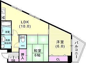 シェラ三川口 202 ｜ 兵庫県神戸市兵庫区三川口町3丁目3-15（賃貸マンション2LDK・2階・51.62㎡） その2