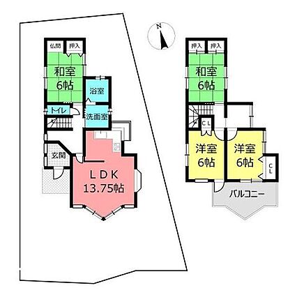 全居室収納完備...