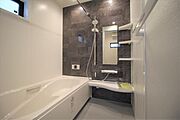 ■施工例　■バスルーム　■一日の疲れを癒せる広いバスルーム