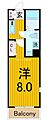 ノースリバースカイ4階11.5万円