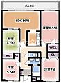 パルティール田中7階15.2万円