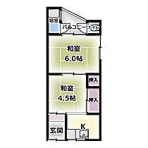 大阪府寝屋川市出雲町（賃貸アパート2K・2階・20.00㎡） その2