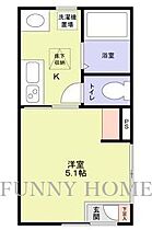 東京都世田谷区太子堂2丁目（賃貸アパート1K・1階・18.12㎡） その2