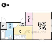 京都府亀岡市大井町小金岐２丁目（賃貸アパート1R・1階・22.60㎡） その2