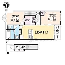 コンフォール園部 103 ｜ 京都府南丹市園部町木崎町下ヲサ（賃貸アパート1LDK・1階・50.14㎡） その2