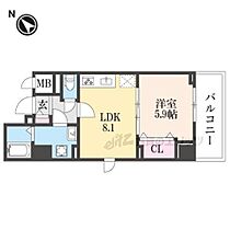 COCOSANGAウエスト 602 ｜ 京都府亀岡市亀岡駅北１丁目（賃貸マンション1LDK・6階・38.08㎡） その2