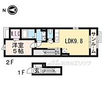 ジュネスカーサ 201 ｜ 京都府福知山市字堀（賃貸アパート1DK・2階・42.04㎡） その2