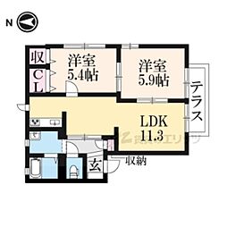 コリーヌ南Ｂ