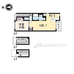 山陰本線 馬堀駅 徒歩12分