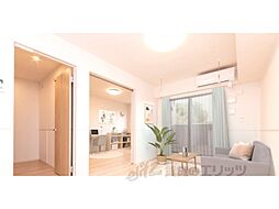 ゼファー・ガーデン 205 2階2LDKのリビング/ダイニング