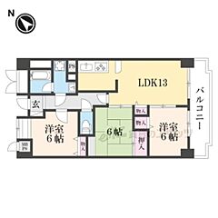 物件の間取り