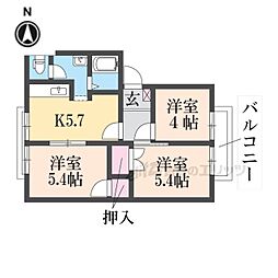 メゾン菖蒲台 3Kの間取図画像