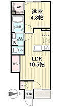 イーストアイリス 105 ｜ 千葉県松戸市六実4丁目（賃貸アパート1LDK・1階・36.43㎡） その2