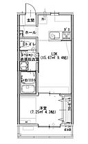 ラフィーヌ・ローズ  ｜ 千葉県松戸市新松戸4丁目（賃貸アパート1LDK・1階・32.60㎡） その2