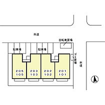 コーポリンクル Ａ  ｜ 千葉県松戸市新松戸6丁目（賃貸アパート2LDK・1階・63.78㎡） その3