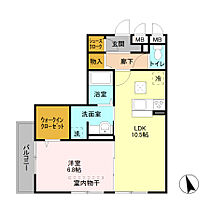 プレジール II  ｜ 埼玉県八潮市大瀬5丁目（賃貸アパート1LDK・1階・46.61㎡） その2