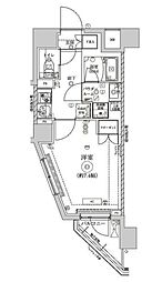 都営三田線 板橋本町駅 徒歩6分の賃貸マンション 2階1Kの間取り