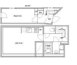 間取図画像 1LDK