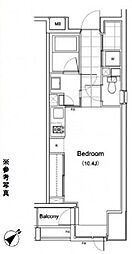 プライムアーバン南池袋 ワンルームの間取図画像