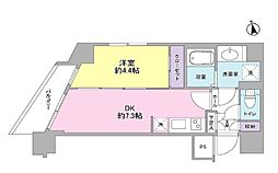 コンフォリア東池袋 1DKの間取図画像