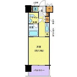 メインステージパーク大山 1Kの間取図画像