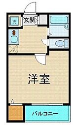 スカイコート池袋西弐番館 1Kの間取図画像