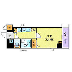 フェニックス武蔵関クアトロ 1Kの間取図画像