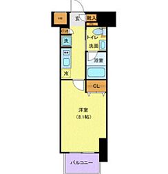 lighthouse大塚 1Kの間取図画像