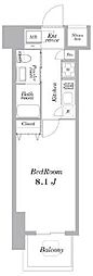lighthouse大塚 1Kの間取図画像