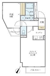ntp大塚 1LDKの間取図画像
