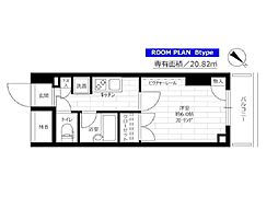 ステージファーストお茶の水女子大前 1Kの間取図画像