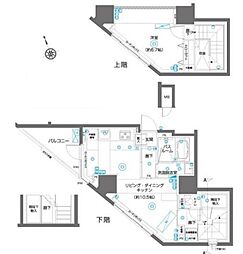 ズーム駒込 1LDKの間取図画像