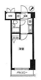 ダイホープラザ駒込 1Kの間取図画像