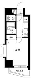 クレイス・プリンシア池袋 1Kの間取図画像