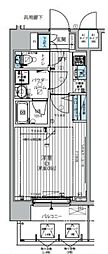 MAINSTAGE滝野川グレイス 1Kの間取図画像