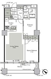 ParkCube西ヶ原STAGE 2LDKの間取図画像